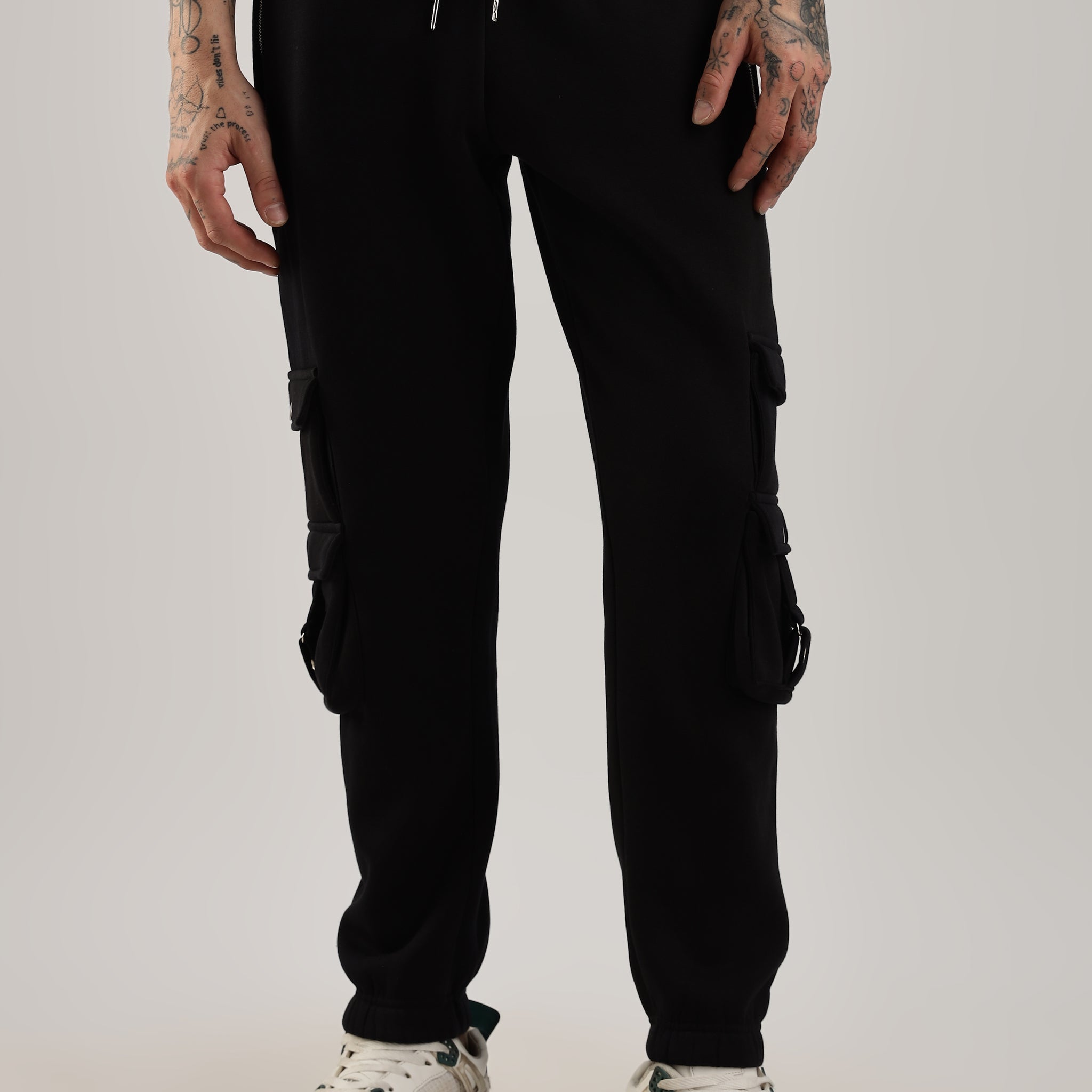 Black Elevate Ultra Joggers unisex casual streetwear pants modern relaxed fit