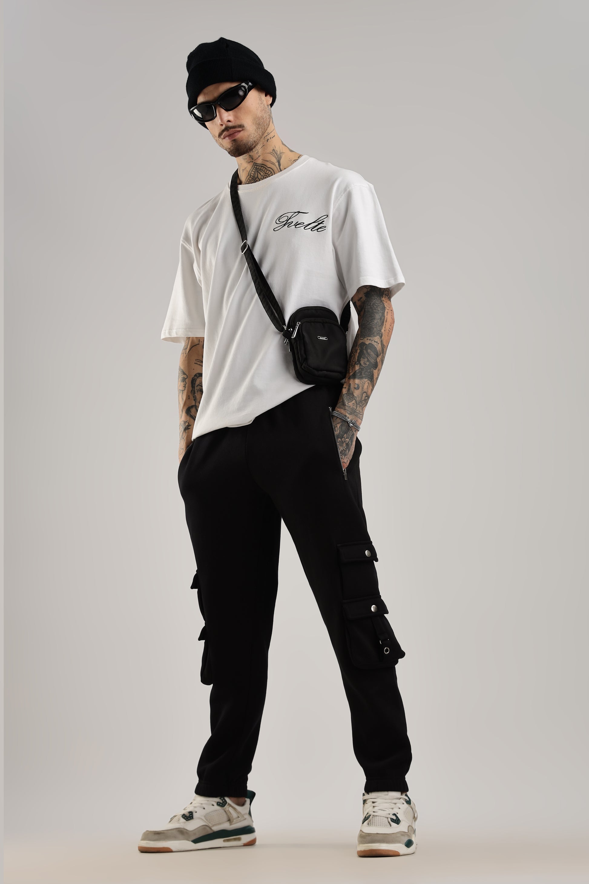 Black Elevate Ultra Joggers unisex casual streetwear pants modern relaxed fit