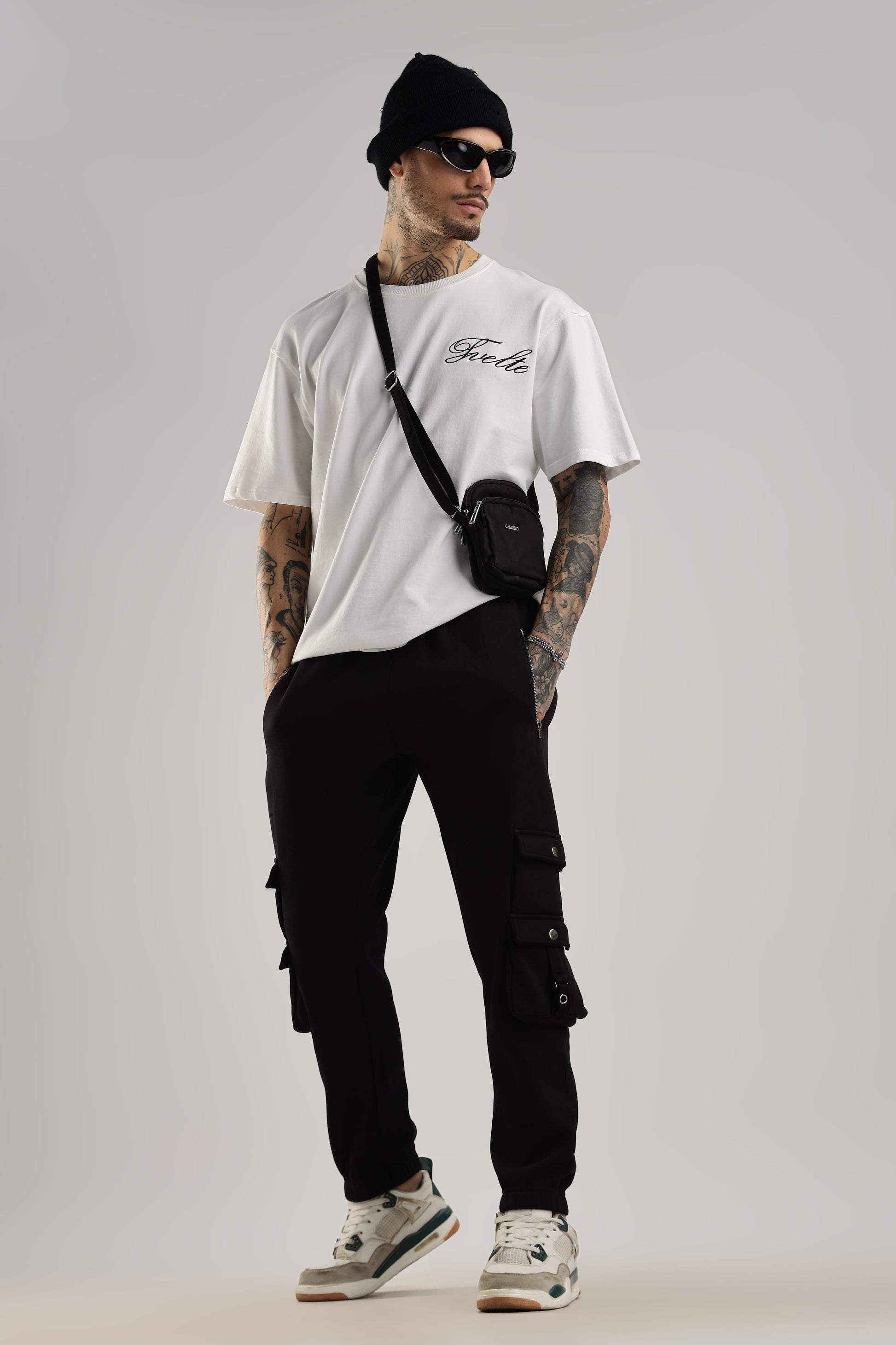 Black Elevate Ultra Joggers unisex casual streetwear pants modern relaxed fit