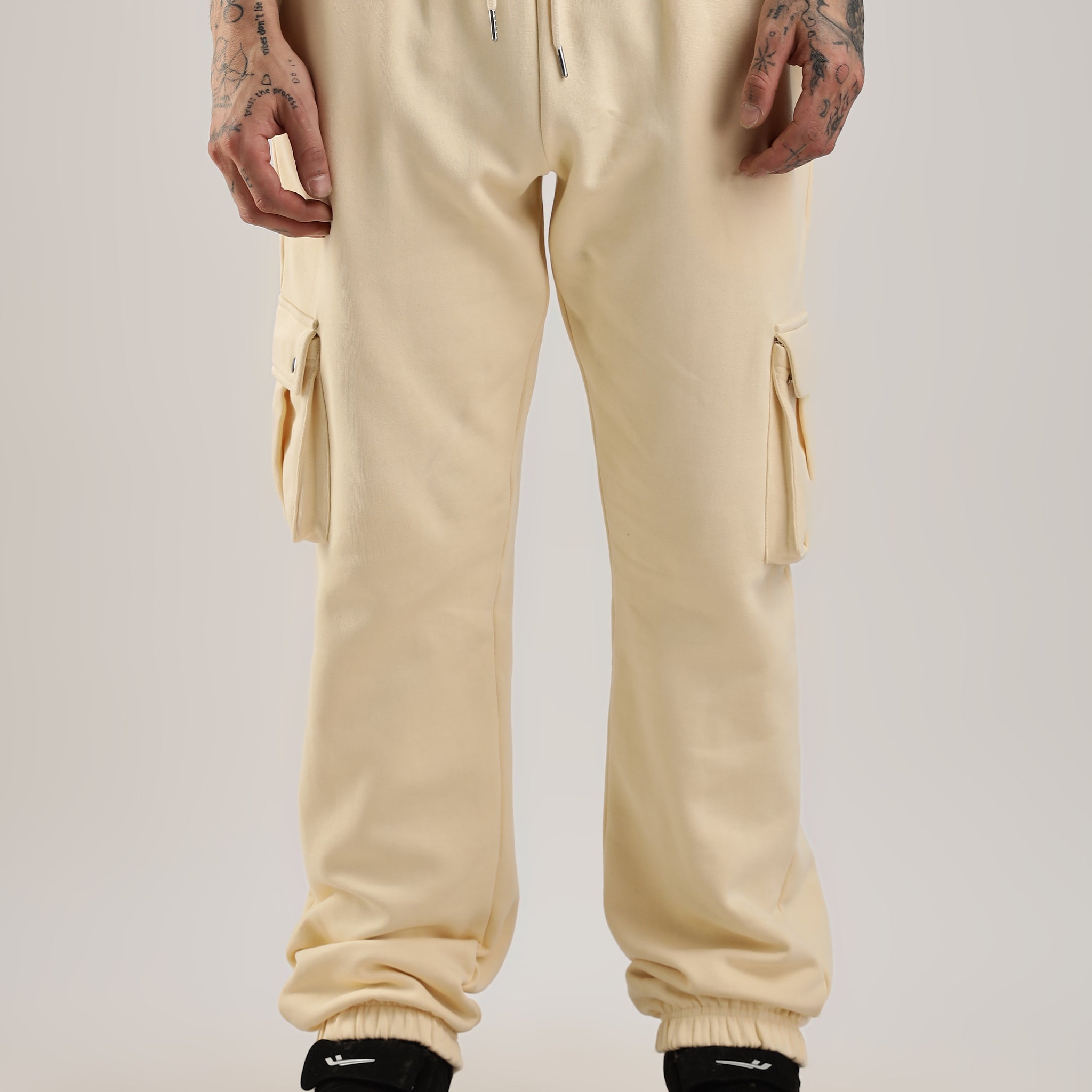 Beige joggers Sandy Days unisex lounge pants everyday comfort wear