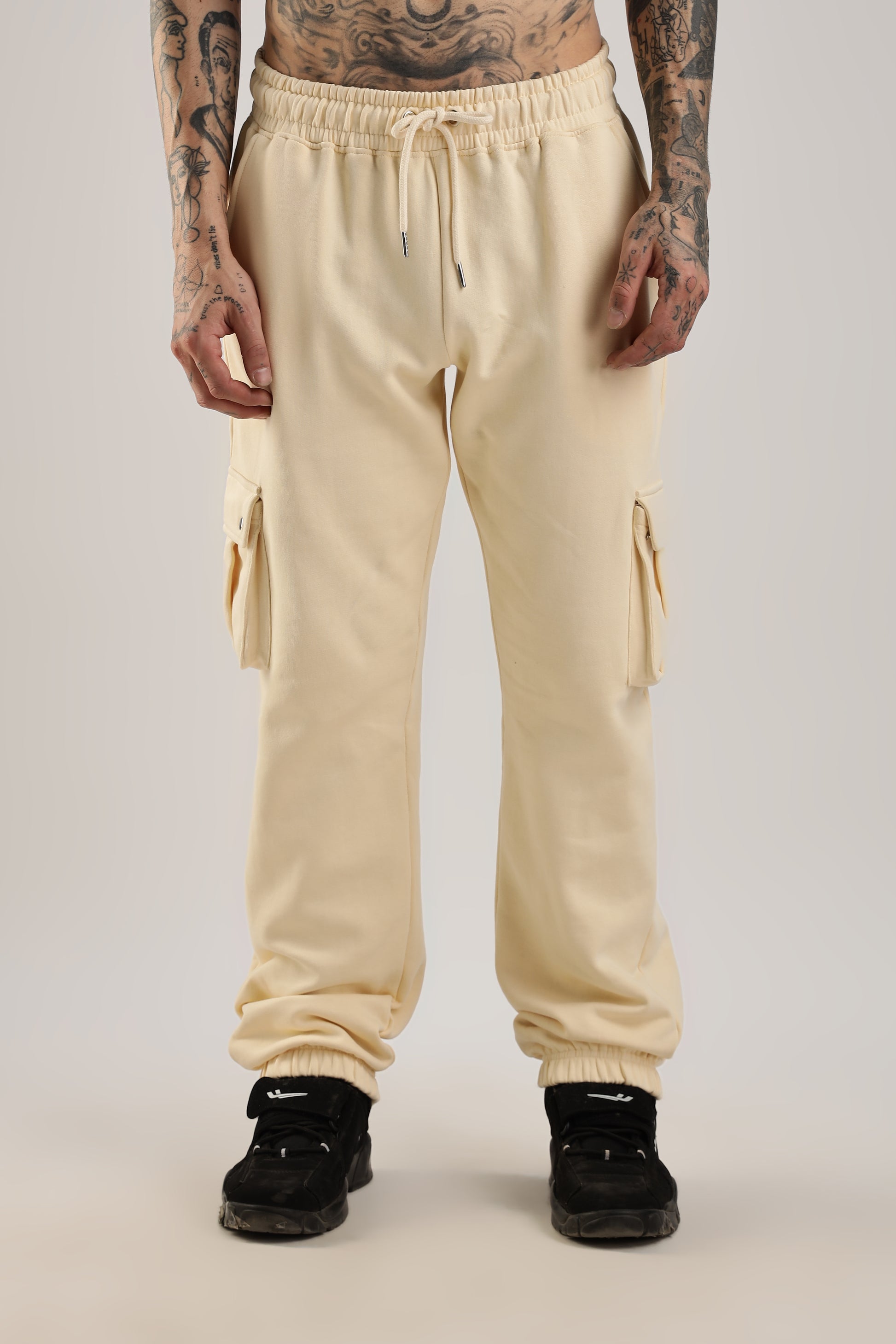 Beige joggers Sandy Days unisex lounge pants everyday comfort wear