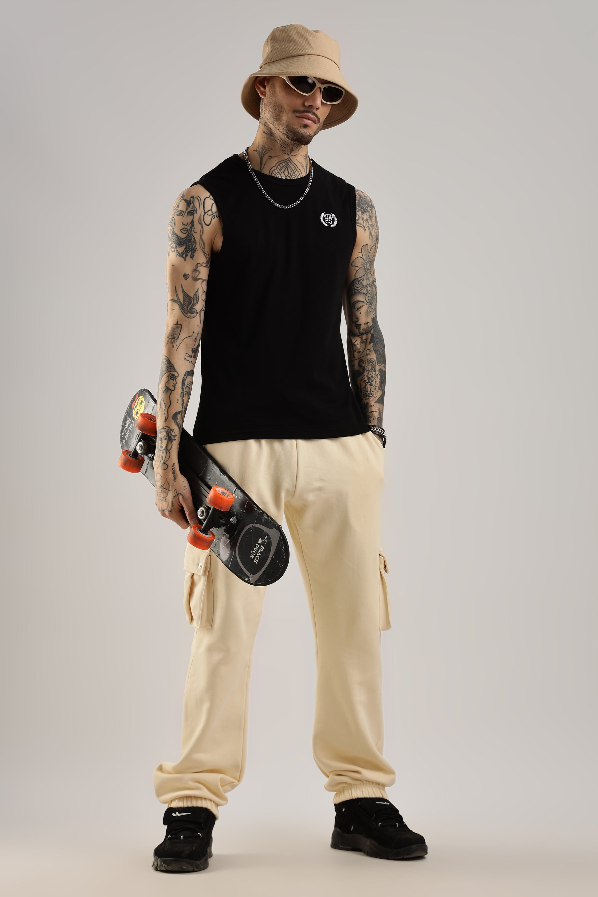 Beige joggers Sandy Days unisex lounge pants everyday comfort wear