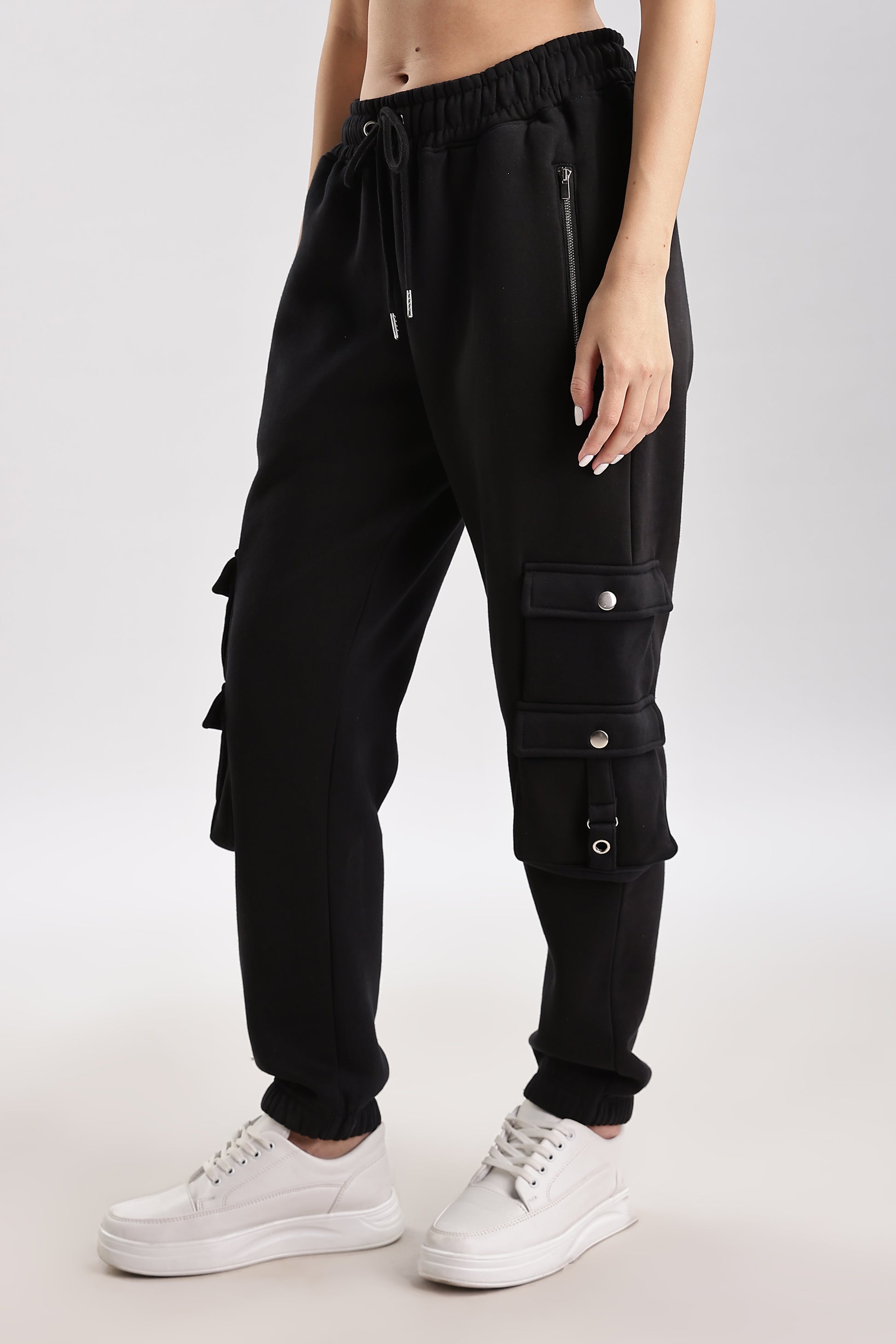 Black Elevate Ultra Joggers unisex casual streetwear pants modern relaxed fit