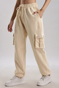 Beige joggers Sandy Days unisex lounge pants everyday comfort wear