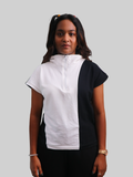 Ebony & Ivory Zip Top